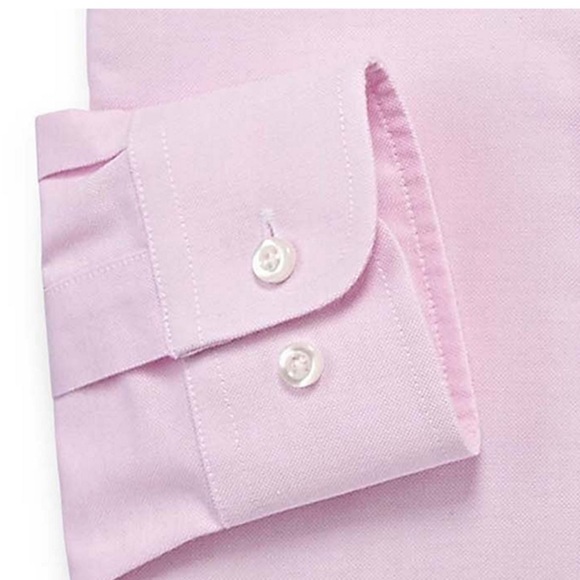 Stafford Mens Wrinkle Free Travel Oxford Button Down Regular Fit Dress Shirt - Picture 3 of 3